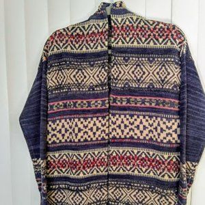 CHAPS* CARDIGAN*SWEATER*SOUTHWEST/AZTEC PATTERN*WOMEN/JUNIOR SIZE SMALL